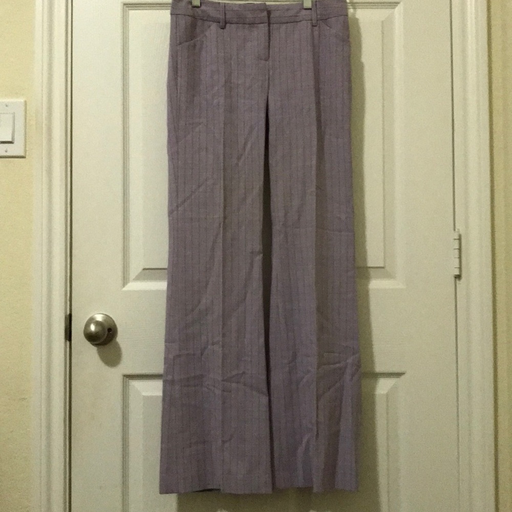 Body by Victoria pinstriped flare pants